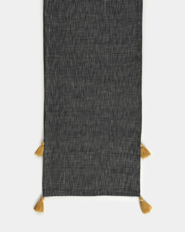 Speckle Table Runner, Black - Image 2