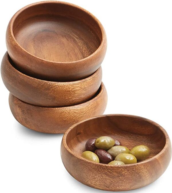 Anaya Afroz Handmade Wood Bowls, Jujube Wooden