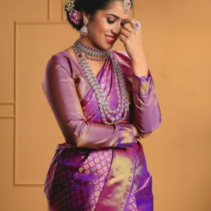 A masterpiece of pure silk saree