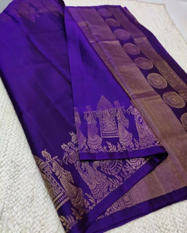 Handloom Wedding Traditional Elegance Saree Design - Image 3