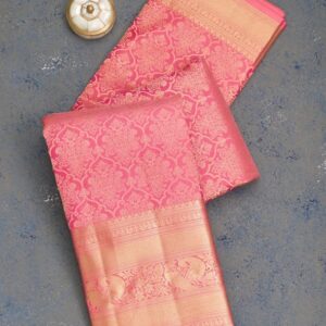 Pink ZariWork Pure Handloom Silk Saree