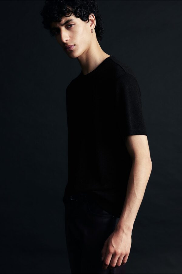 Regular Fit Glittery T-shirt - Image 2